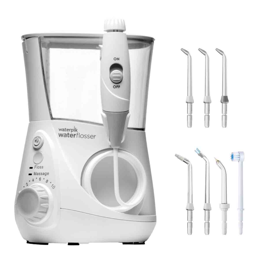 Waterpik Ultra Professional Water Flosser 10 Pressure Settings with 7 Tips WP660