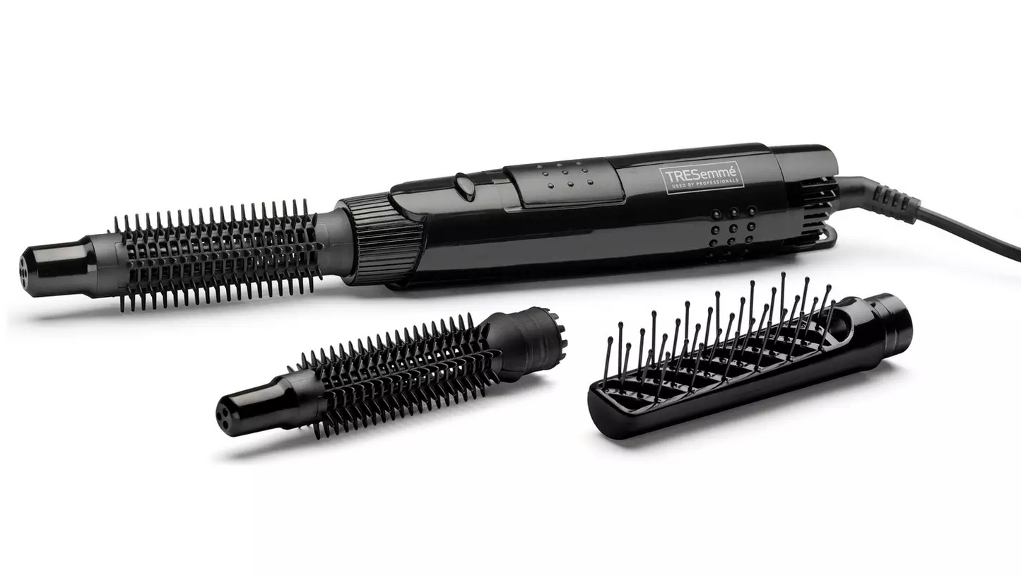 Tresseme Air Styler Full Finish Hot Brush 3 Settings Includes 3 Brushes - 300W