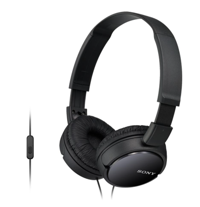 Sony Headphones On-Ear Stereo Earphones Wired Hands-Free Calls - MDR-ZX110AP