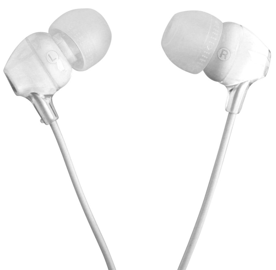 Sony Wired Earphones In-Ear Stereo Headphones Silicone Rubber Earbud - White