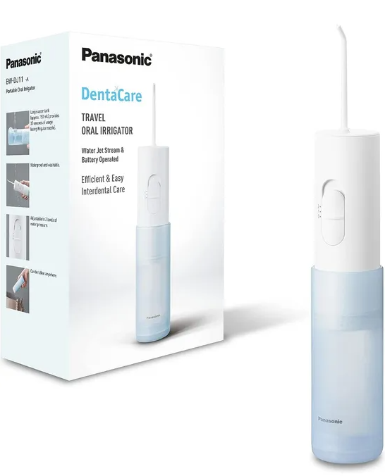 Panasonic Cordless Water Flosser Compact & Portable Travel Irrigator EW-DJ11