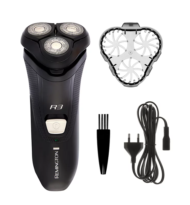 Remington R3 Mens Shaver Dry Use Corded Rotary Shaver Stubble Styler Trimmer