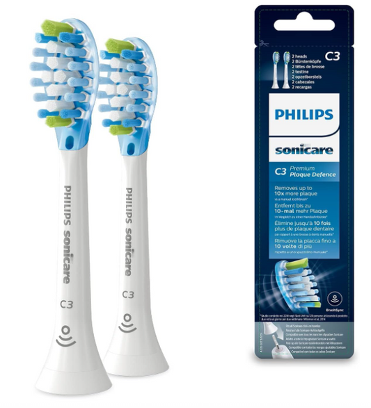 Philips Sonicare C3 Replacement Toothbrush Heads HX9042/17 - 2 Heads
