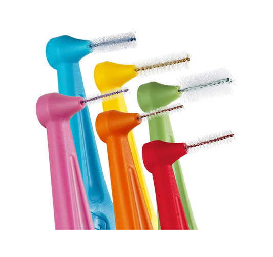 TePe Angle Interdental Brushes 25 Pack - Regular ALL SIZES 0-5 (0.4mm - 0.8mm)