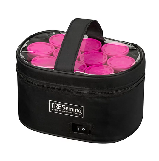 Tresseme Heated Hair Rollers 32mm for Volume & Curls Set of 10 with Case - 3039U