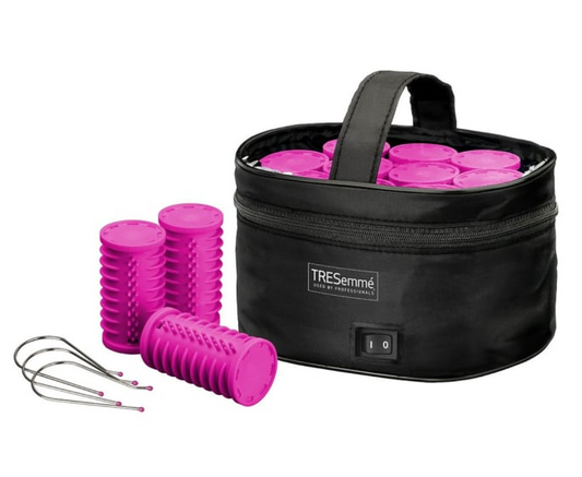 Tresseme Heated Hair Rollers 32mm for Volume & Curls Set of 10 with Case - 3039U