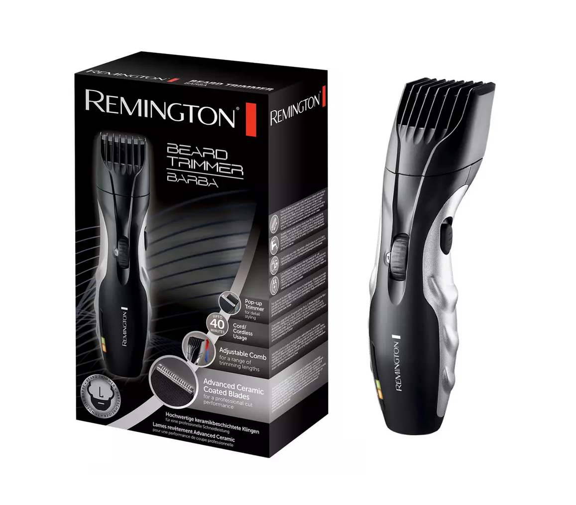 Remington Barba Beard Trimmer Corded/Cordless Styling Trimmer 9 Lengths MB320C