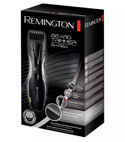 Remington Barba Beard Trimmer Corded/Cordless Styling Trimmer 9 Lengths MB320C