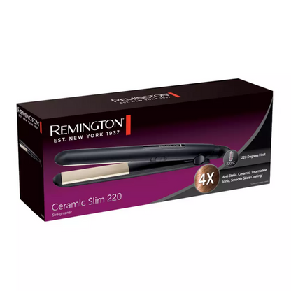 Remington Hair Straightener Ceramic Slim 220 Anti-static Tourmaline Ionic