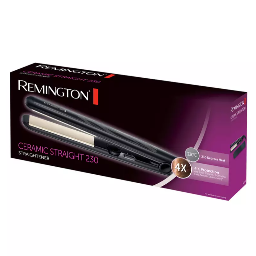 Remington Hair Straightener Ceramic Slim 230 Anti-static Tourmaline Ionic