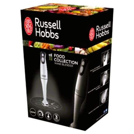 Russell Hobbs 200W Hand Blender 2 Speed Stainless Steel Blades - White 22241