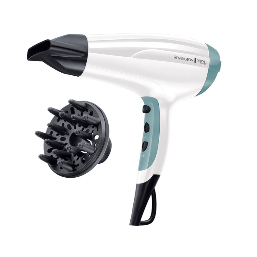Remington Shine Therapy Hair Dryer 2300W Power Drying Low Noise with Diffuser