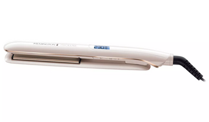 Remington ProLuxe Hair Straightener 9 Heat Settings Ceramic Plates Opti Heat