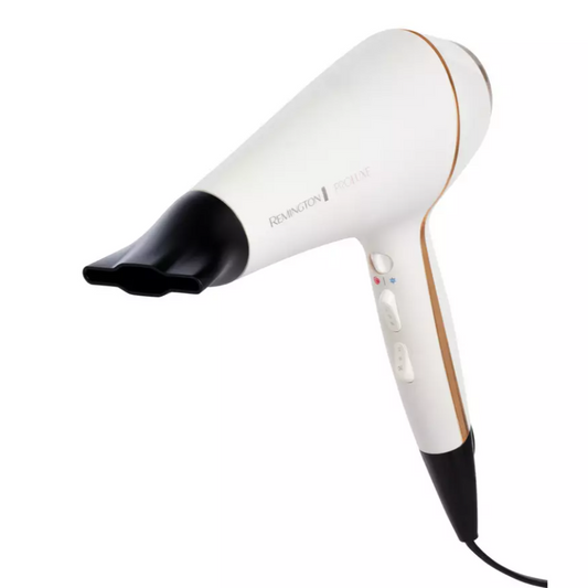 Remington ProLuxe Hair Dryer Ionic 2400W OptiHeat Technology 2 Attachments