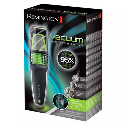 Remington Vacuum Beard & Stubble Trimmer Mess-Free Vacuum Chamber Detail Blade