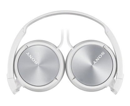 Sony On-Ear Headphones Wired Stereo Earphones Fold-able - MDR-ZX310 White