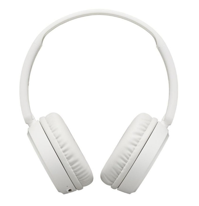 JVC Deep Bass Bluetooth On Ear Headphones Bass Boost Voice Assistant HAS35 White