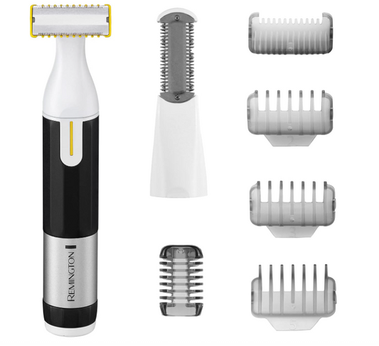 Remington Omniblade Shaver Mens Face & Body Trimmer Rechargeable - 6 Attachments