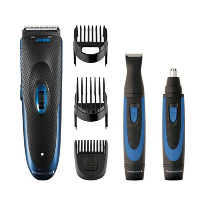 Remington Hair Clipper Kit Cordless/Corded with Detail Trimmer & Nose Trimmer