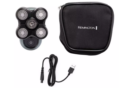 Remington RX7 Ultimate Series Head Shaver – XR1600 5 Flexing Heads, Turbo, USB