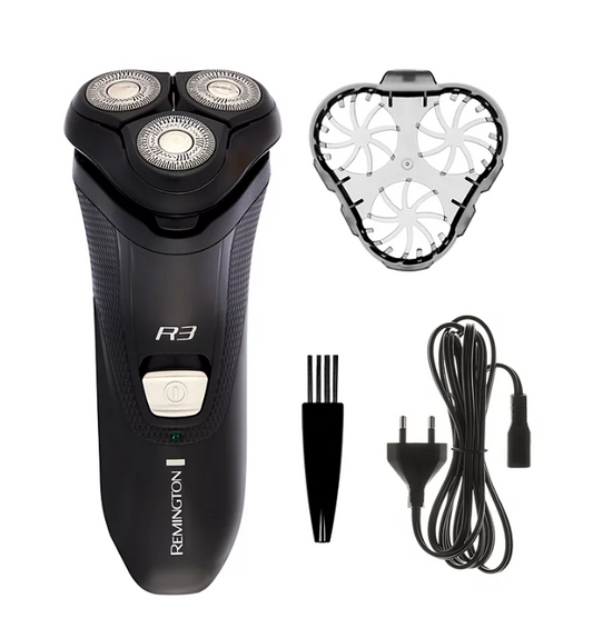Remington R3 Mens Shaver Dry Use Corded Rotary Shaver Stubble Styler Trimmer