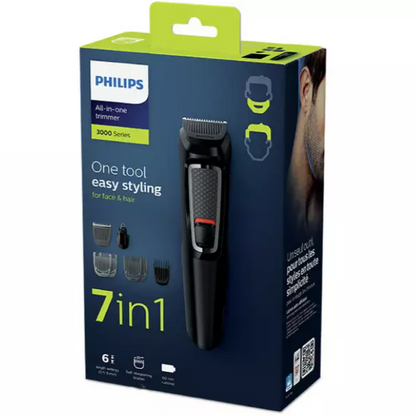 Philips Series 3000 All in one Hair Trimmer 7-in-1 Multi Grooming Kit - MG372033