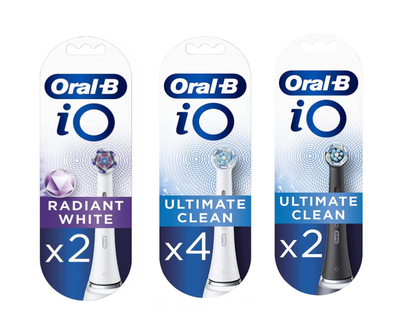 Oral-B iO Replacement Toothbrush Heads - Ultimate Clean / Radiant White