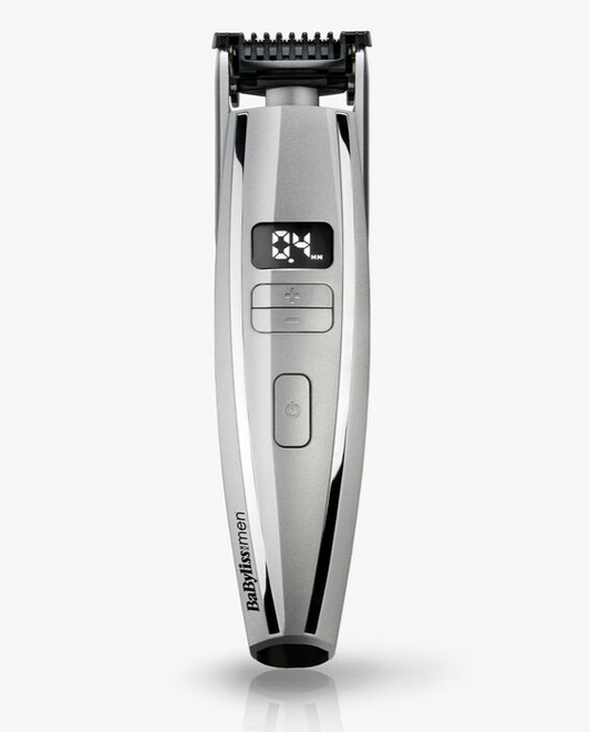 BaByliss Men Beard Trimmer I-Stubble 3 Precision Trimmer Floating Heads - Silver